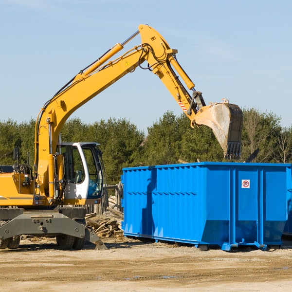 can i choose the location where the residential dumpster will be placed in Leesburg